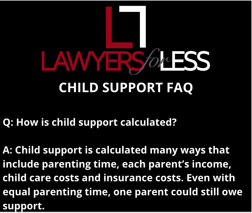 how is child support usually calculated