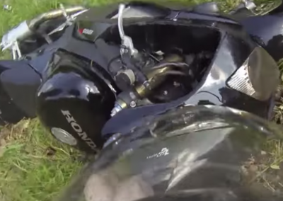 Motorcycle Crash!