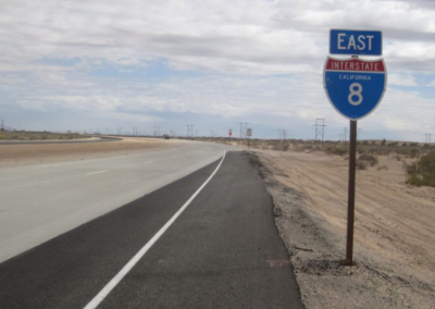 Traveling Along I-8