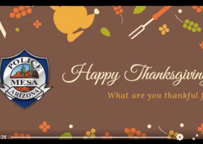Mesa PD Thanksgiving
