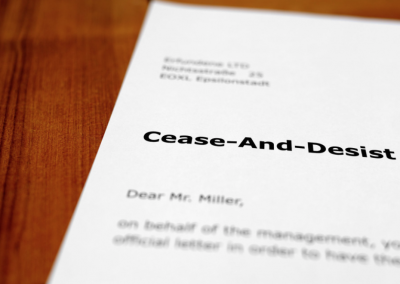 Cease and Desist Letter