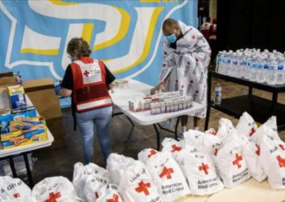 Volunteer Touched by Hurricane Ida Support