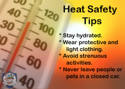 Graphic – Heat Safety Tips