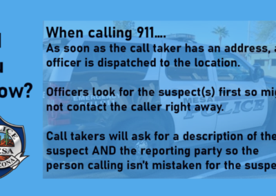 When Calling 911….