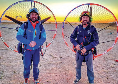Twin Brothers Take to the Skies