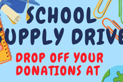 Graphic – School Supply Drive