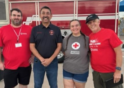 Red Cross Teams up in Sound The Alarm Event